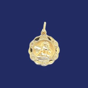 angel-pendant-14k-yellow-and-white-gold