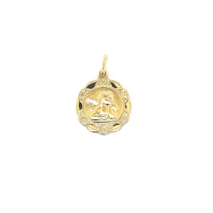 angel-pendant-14k-yellow-and-white-gold