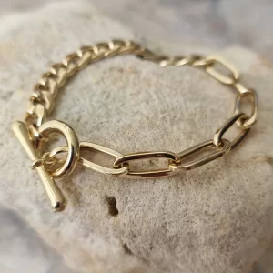 hybrid-cuband-and-paperclip-bracelet-yellow-gold