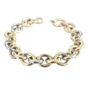 TWO TONE LINK BRACELET