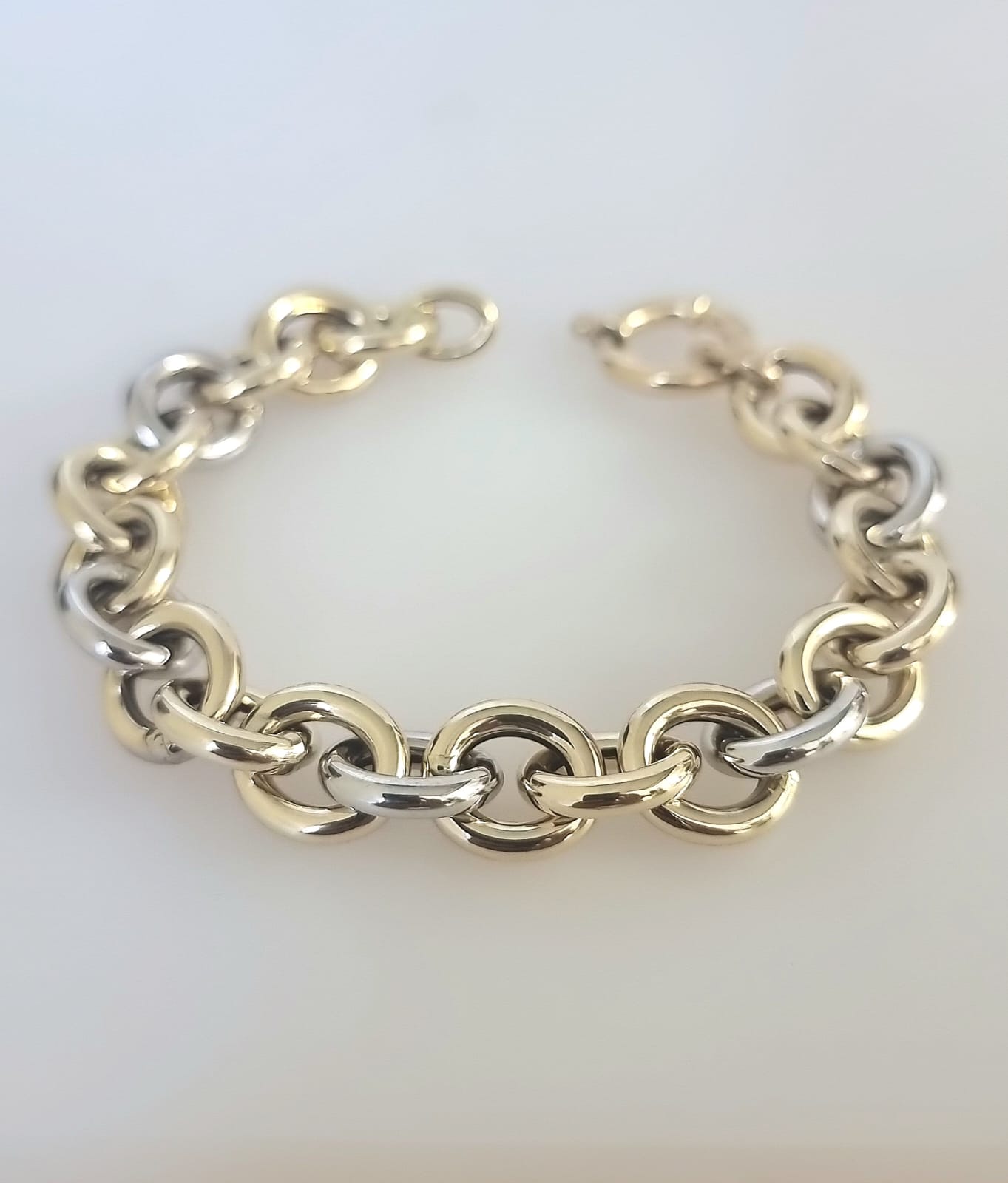 TWO TONE LINK BRACELET - Jewellery By Joy