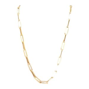 Paperclip Chain 14K Rose Gold