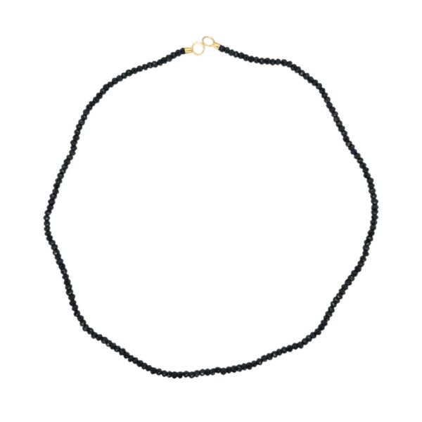Black Bead Necklace